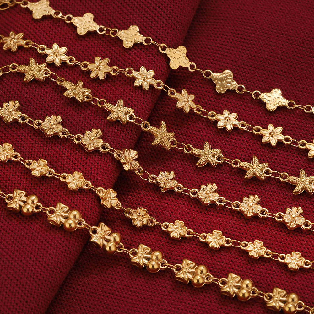 1 meter roestvrijstalen bloems - Body Jewelry For You recensie en prijs