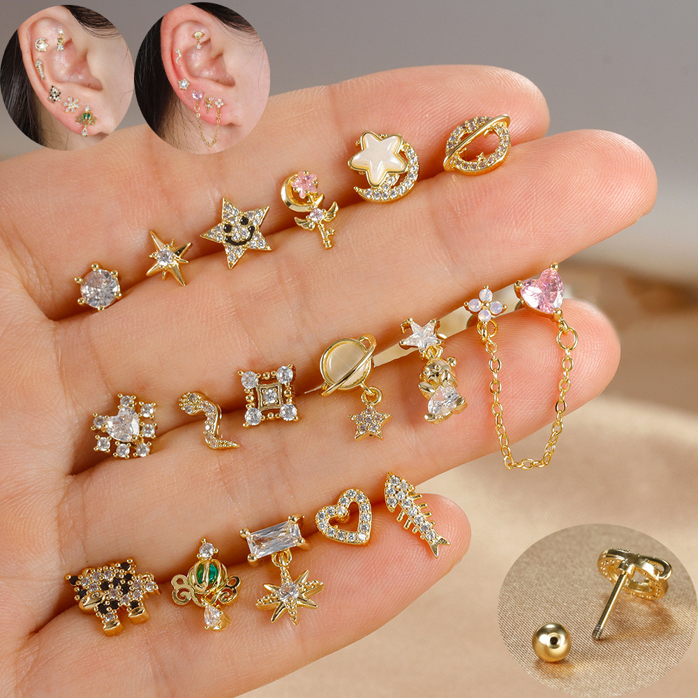 1 Stuk Kraakbeen Oor Piercing  - Body Jewelry Surgical Steel recensie en prijs