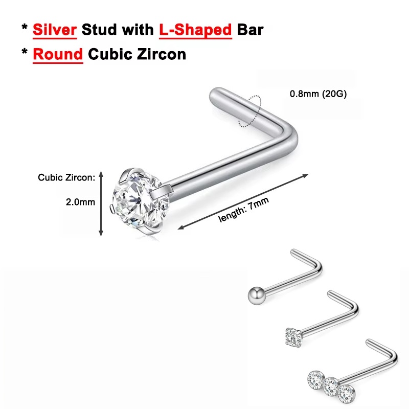 3 STUKS 20G Chirurgisch staal  - Body Jewelry Surgical Steel recensie en prijs
