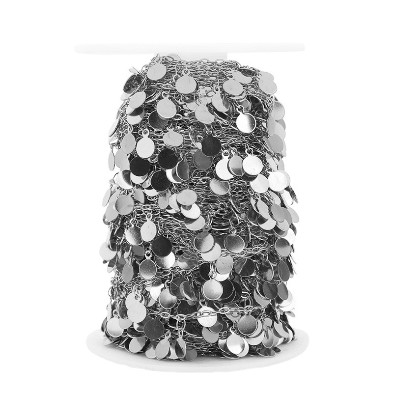 1 Meter RVS 6mm Schijf Handgem - Body Jewelry For You recensie en prijs
