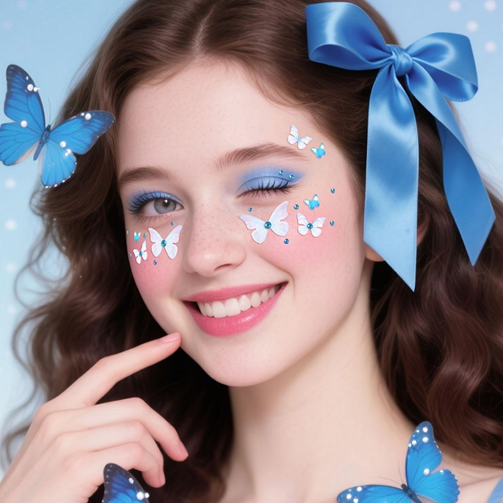 1 vel vlinder strass gezichtss - Body Jewelry Retainers recensie en prijs