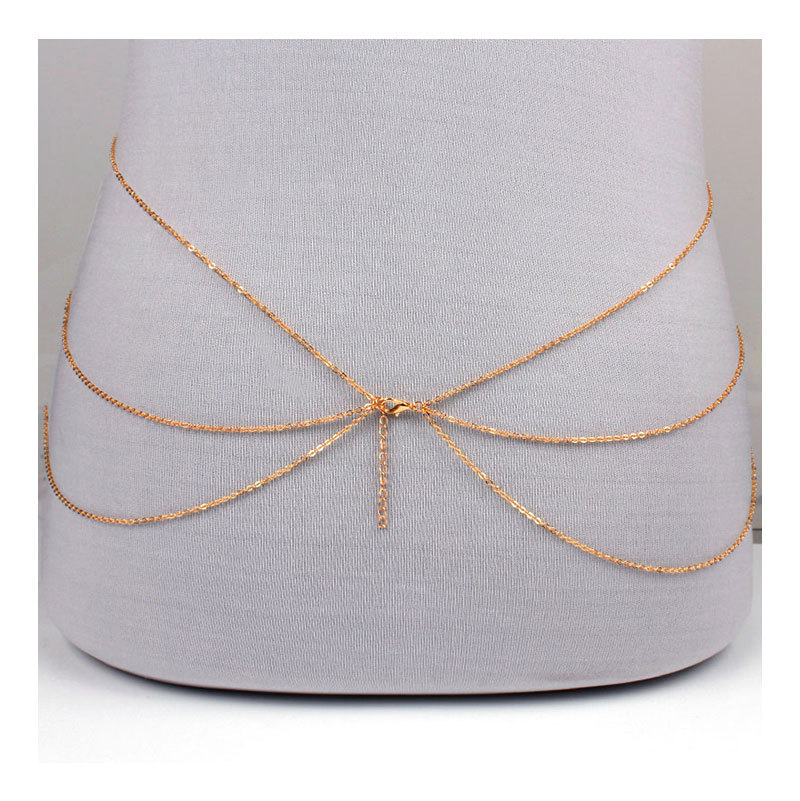 Nieuwe Eenvoudige Stijl Kettin - Body Jewelry Necklace recensie en prijs